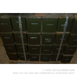 1 Surplus 50 Cal Ammo Can - Green - Rusty Exterior