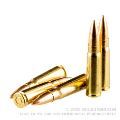 20 Rounds of 7.62x39mm Ammo by Sellier & Bellot - 123gr FMJ