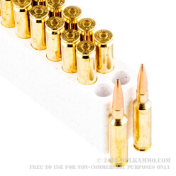 200 Rounds of 6.5 Creedmoor Ammo by Winchester Match - 140gr HPBT