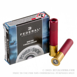 250 Rounds of .410 Ammo by Federal Power-Shok - 1/4 ounce Rifled Slug