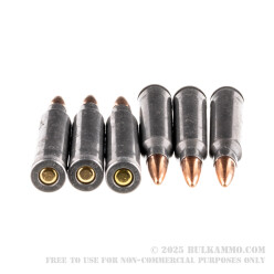 100 Rounds of .223 Ammo by Tula - 55gr FMJ