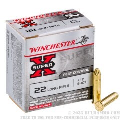 500 Rounds of .22 LR Ammo by Winchester Super-X - 29gr #12 shot