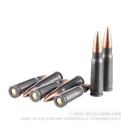 1000 Rounds of 7.62x39mm Ammo by Tula - 124gr FMJ