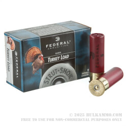 10 Rounds of 12ga Ammo by Federal - 1-7/8 ounce #5 shot Turkey Load