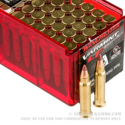 50 Rounds of .17HMR Ammo by Winchester Non-Toxic - 15.5gr Polymer Tipped