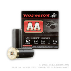 250 Rounds of 12ga Ammo by Winchester AA - 1 ounce #7 1/2 shot