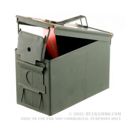 1 Fair Condition Surplus Mil-Spec 50 Cal M2A1 Green Ammo Can