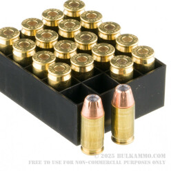 20 Rounds of .45 ACP Ammo by Hornady - 185gr JHP