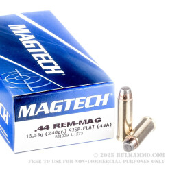 1000 Rounds of .44 Mag Ammo by Magtech - 240gr SJSP