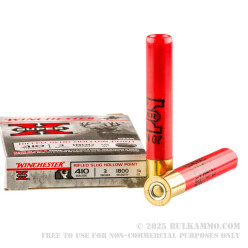 250 Rounds of .410 Ammo by Winchester Super-X - 1/4 ounce HP Rifled Slug