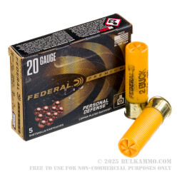 250 Rounds of 20ga Ammo by Federal Personal Defense - #2 Buck