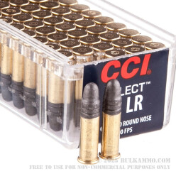 100 Rounds of .22 LR Ammo by CCI - 40gr LRN