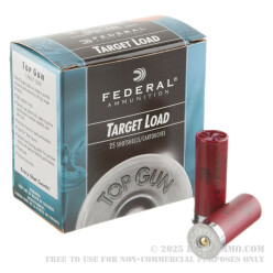 250 Rounds of 12ga Ammo by Federal - 1 1/8 ounce #8 shot