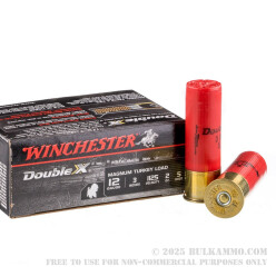 10 Rounds of 12ga 3" Magnum Turkey Ammo by Winchester Supreme Double-X - 2 ounce #5 shot