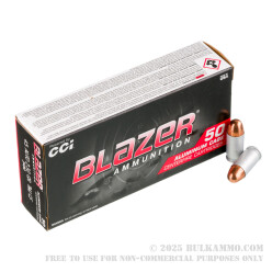 50 Rounds of .45 ACP Ammo by CCI - 230gr TMJ Cleanfire