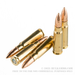 20 Rounds of 7.62x39mm Ammo by Federal - 124gr FMJ