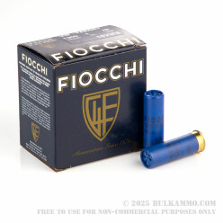 25 Rounds of 16ga Ammo by Fiocchi -  #8 shot