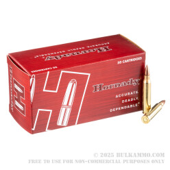 50 Rounds of .223 Ammo by Hornady - 55gr FMJBT