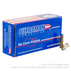 50 Rounds of .38 Spl Ammo by Ultramax - 158gr LSWC