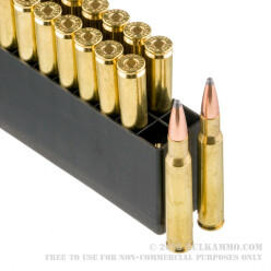 20 Rounds of 30-06 Springfield Ammo by Hornady American Whitetail - 150gr SP