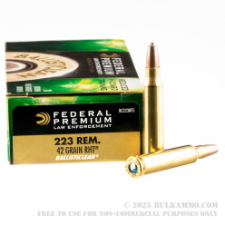 20 Rounds of .223 Ammo by Federal - 42 gr Frangible