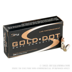 50 Rounds of .357 SIG Ammo by Speer Gold Dot LE - 125gr JHP