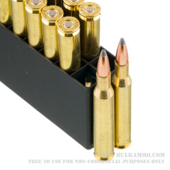 20 Rounds of .270 Win Ammo by Aguila - 130gr SP