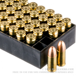 50 Rounds of 9mm Ammo by PMC - 115gr FMJ