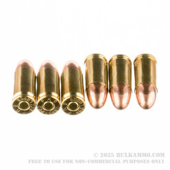 50 Rounds of 9mm Ammo by PMC - 115gr FMJ