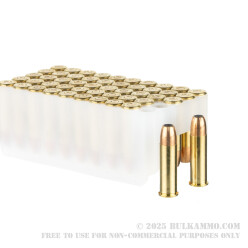 50 Rounds of .38 Spl Ammo by Norma Safeguard - 158gr JHP