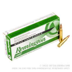 20 Rounds of .223 Ammo by Remington - 62gr CTFB