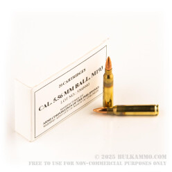 20 Rounds of 5.56x45 Ammo by Armscor - 55gr FMJBT