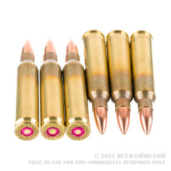 20 Rounds of 5.56x45 Ammo by Igman - 55gr FMJ M193