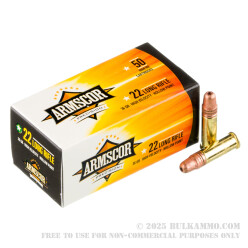 5000 Rounds of .22 LR Ammo by Armscor Precision - 36gr CPHP