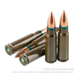 1000 Rounds of 7.62x39 Ammo by Arsenal by Global Ordnance - 122gr FMJ