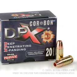 20 Rounds of 9mm Ammo by Corbon - 95gr DPX