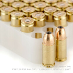 1000 Rounds of 9mm Ammo by Federal - 115gr JHP HI-SHOK