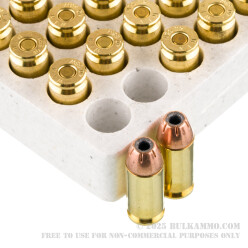 50 Rounds of .40 S&W Ammo by Winchester - 180gr JHP