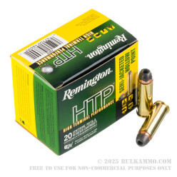 20 Rounds of .44 Mag Ammo by Remington HTP - 240gr SJHP