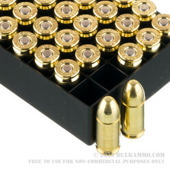 1000 Rounds of 9mm Ammo by Fiocchi - 115gr FMJ