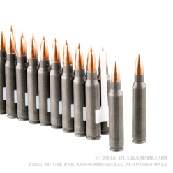 20 Rounds of .223 Rem Ammo by Wolf Performance (Steel Case) - 55gr FMJ