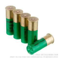 250 Rounds of 12ga 2-3/4" Ammo by Remington LE Reduced Recoil - 8 Pellet 00 Buck