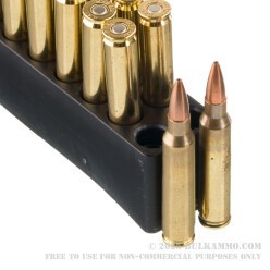 20 Rounds of .223 Ammo by Fiocchi Hyperformance SBR Enhanced - 77gr HPBT MatchKing