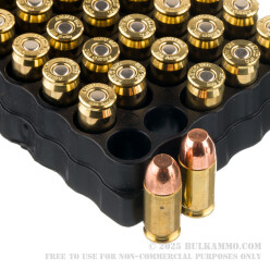 50 Rounds of .380 ACP Ammo by Ammo Inc. - 100gr TMJ