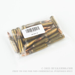 20 Rounds of 7.62 NATO Military Surplus Ammo - 175gr OTM Long Range