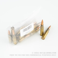 20 Rounds of 7.62 NATO Military Surplus Ammo - 175gr OTM Long Range