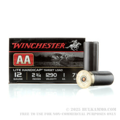 250 Rounds of 12ga Ammo by Winchester AA - 1 ounce #7 1/2 shot