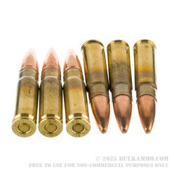 20 Rounds of .300 AAC Blackout Ammo by Winchester USA - 125gr Open Tip