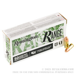 50 Rounds of 9mm Ammo by Remington Range - 115gr FMJ