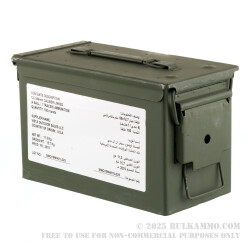 1 Surplus 50 Cal Ammo Can by Lake City - Green - Like New 